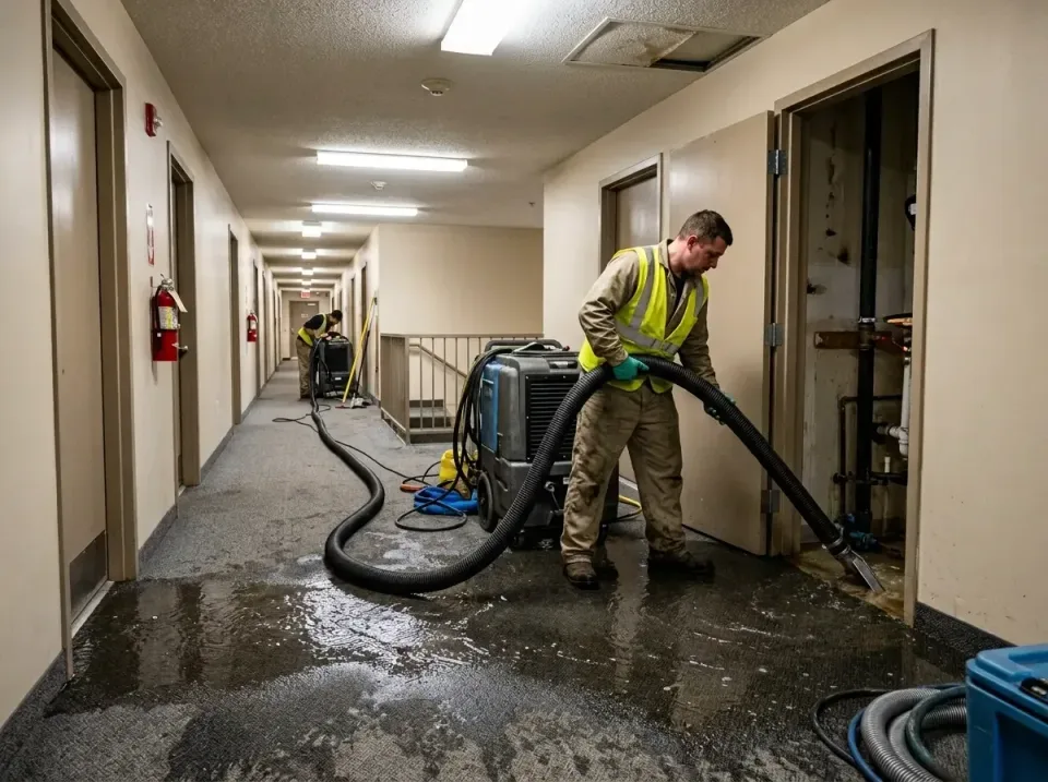 multi-unit-apartment-hallway-f-005 — frequently asked questions, Emergency Burst Pipe Water Extraction & Removal in Onalaska…